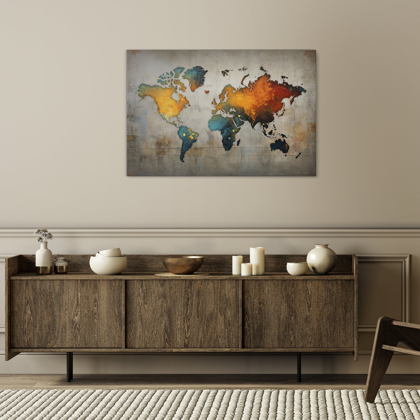 GLOBAL HUES EXPLORED Horizontal Canvas Print
