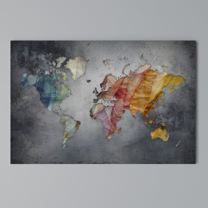 HARMONIOUS EARTH TONES Horizontal Canvas Print