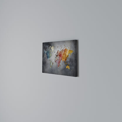 HARMONIOUS EARTH TONES Horizontal Canvas Print