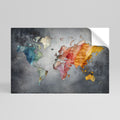 HARMONIOUS EARTH TONES Peel and Stick Horizontal Poster