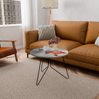 PAINTED CONTINENTS Coffee Table