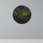 GREENER LANDS EMBRACED Round Wall Art