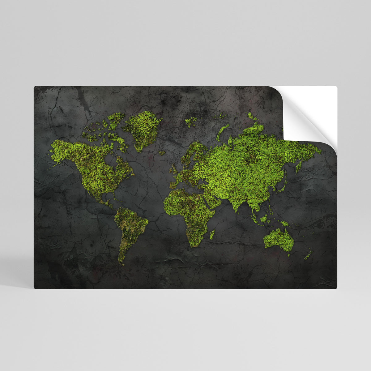 GREENER LANDS EMBRACED Peel and Stick Horizontal Poster