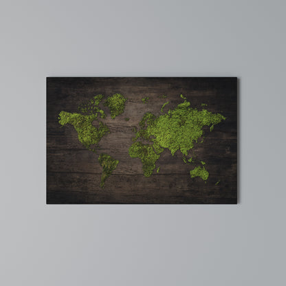 GREEN EARTH VISION Horizontal Canvas Print