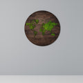 GREEN EARTH VISION Round Wall Art