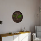 GREEN EARTH VISION Round Wall Art