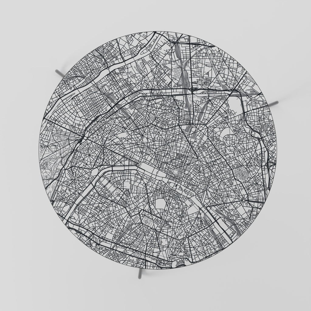 PARIS TOWN PLAN Soffbord