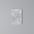 BERLIN PLAN Vertical Canvas Print