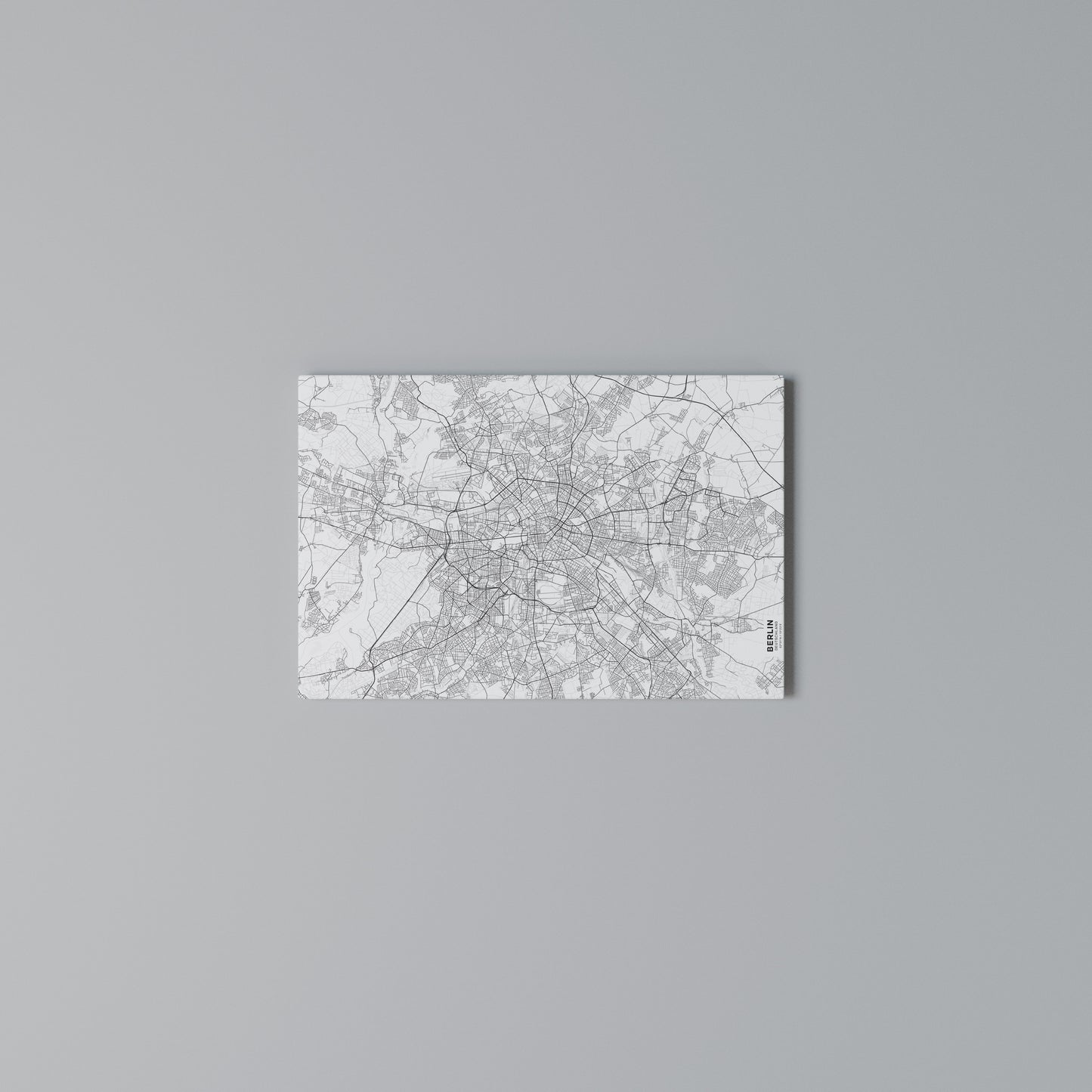 BERLIN PLAN Horizontal Canvas Print