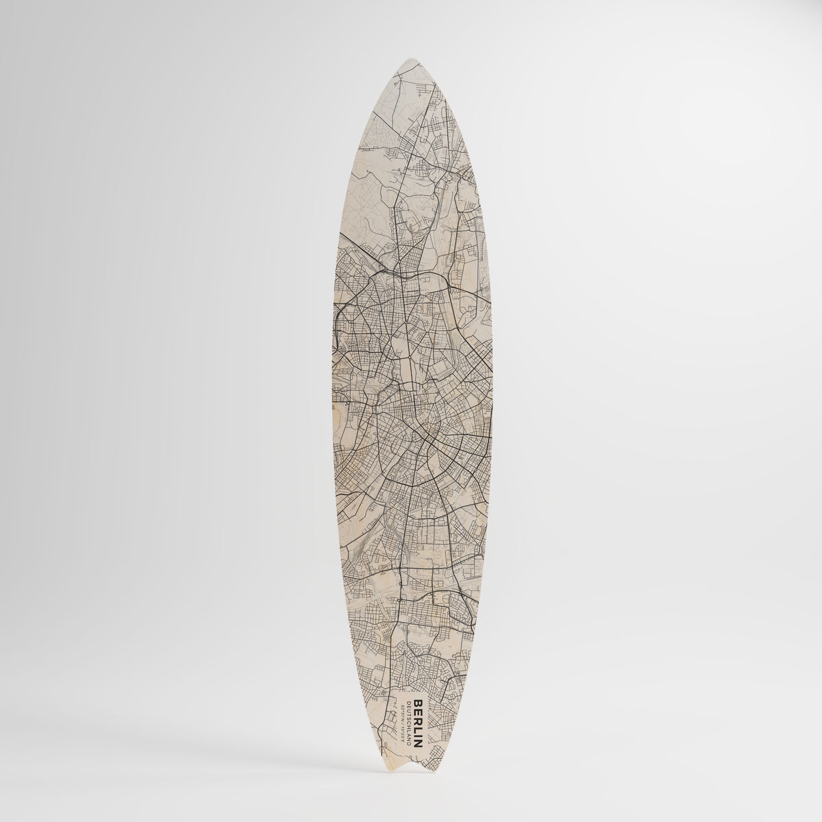 BERLIN PLAN Surfboard Decorative Panel