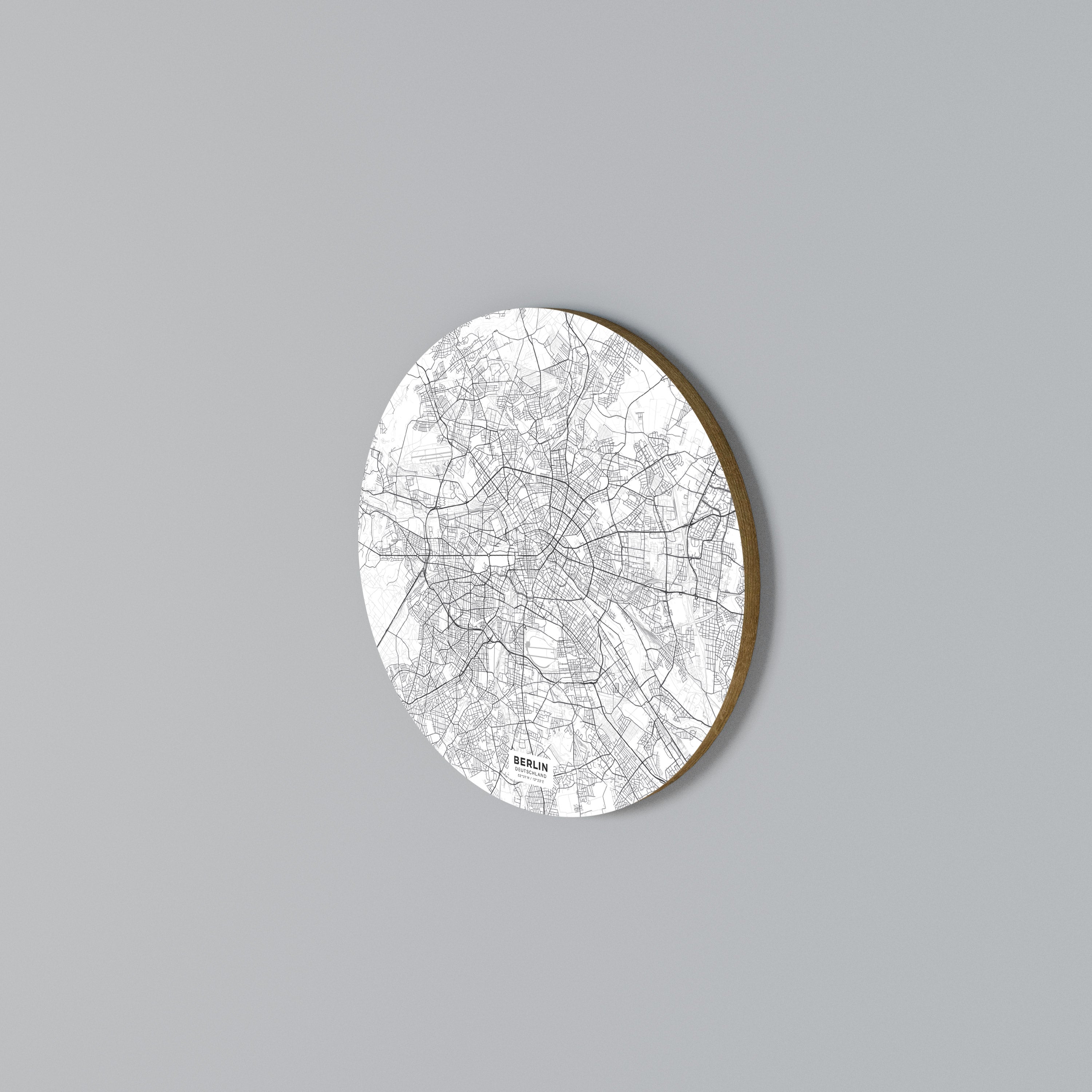 BERLIN PLAN Rund väggdekoration