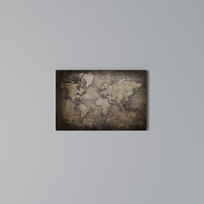 VINTAGE WORLD CHRONICLE Horizontal Canvas Print