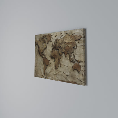 PAPERY PLANET LANDSCAPE Horizontal Canvas Print