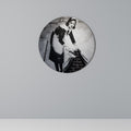 SWEEPING UNDER (BANKSY) Round Wall Art
