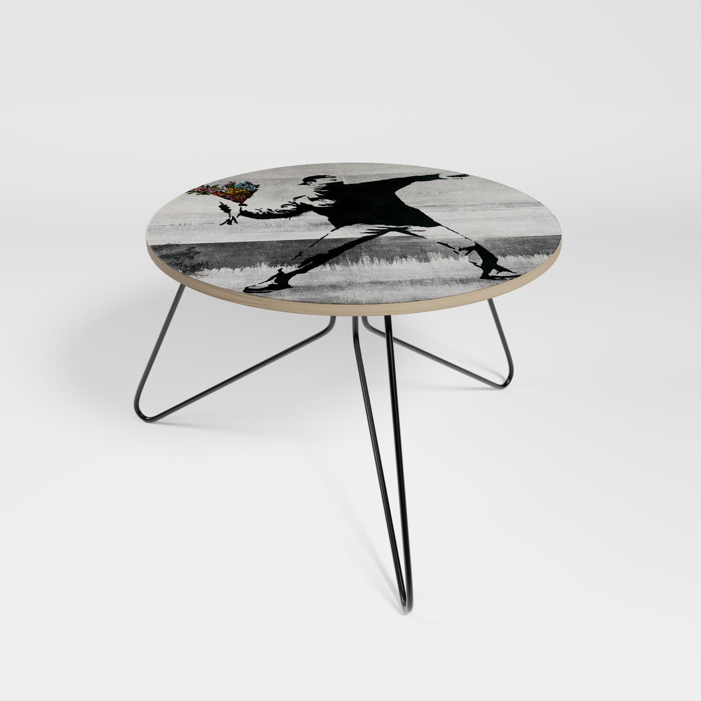 FLOWER BOMBER (BANKSY) Litet soffbord