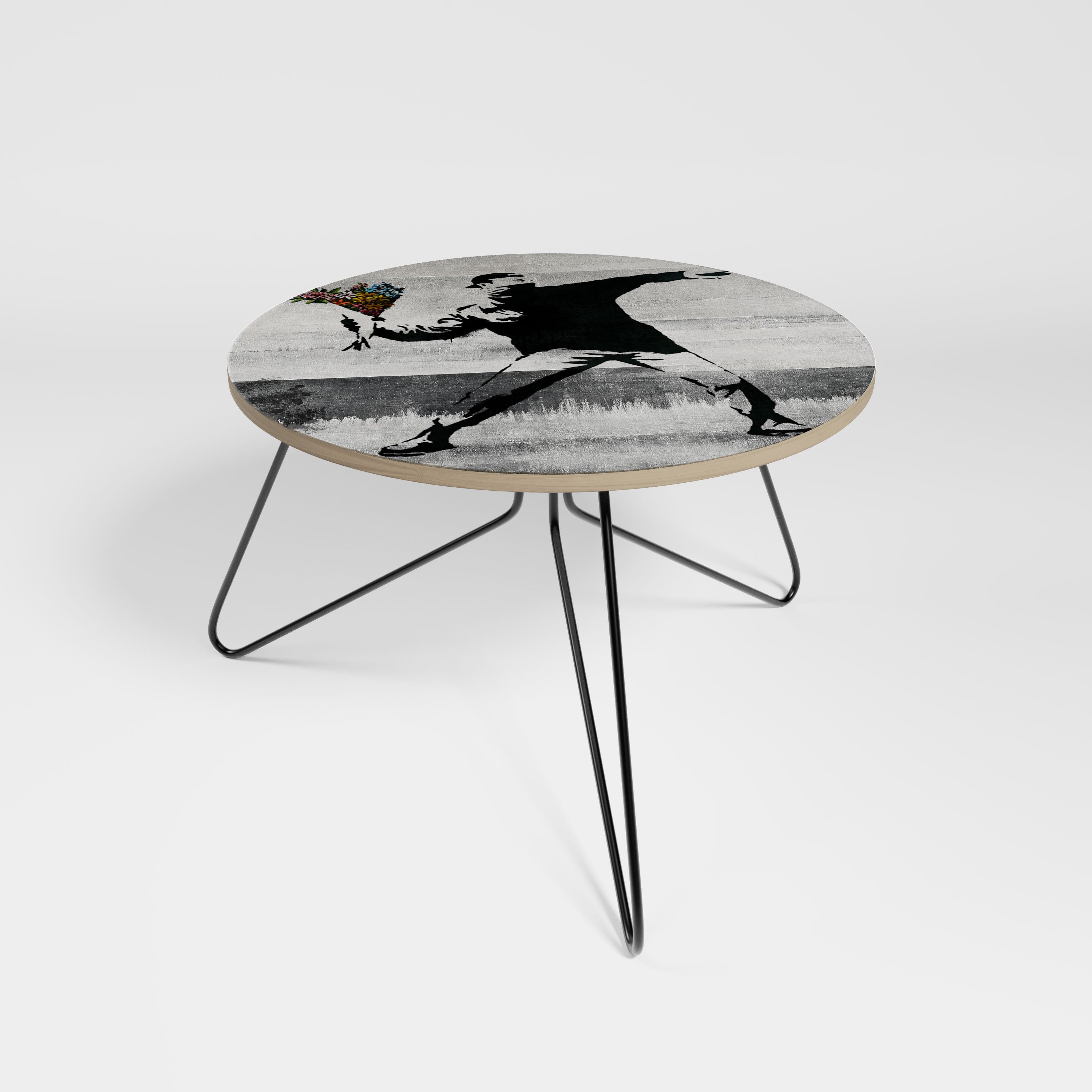 FLOWER BOMBER (BANKSY) Litet soffbord