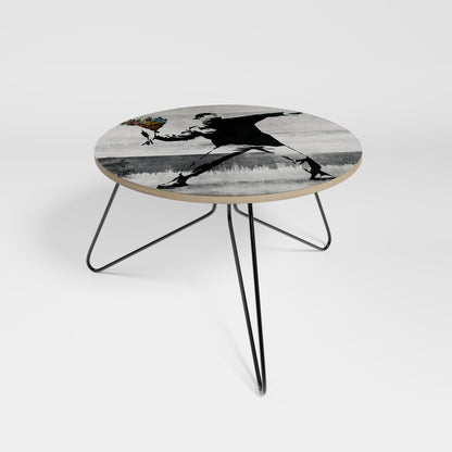 FLOWER BOMBER (BANKSY) Litet soffbord