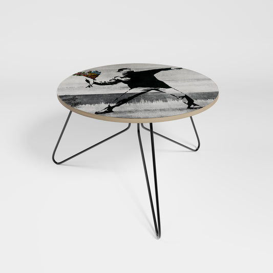 FLOWER BOMBER (BANKSY) Litet soffbord