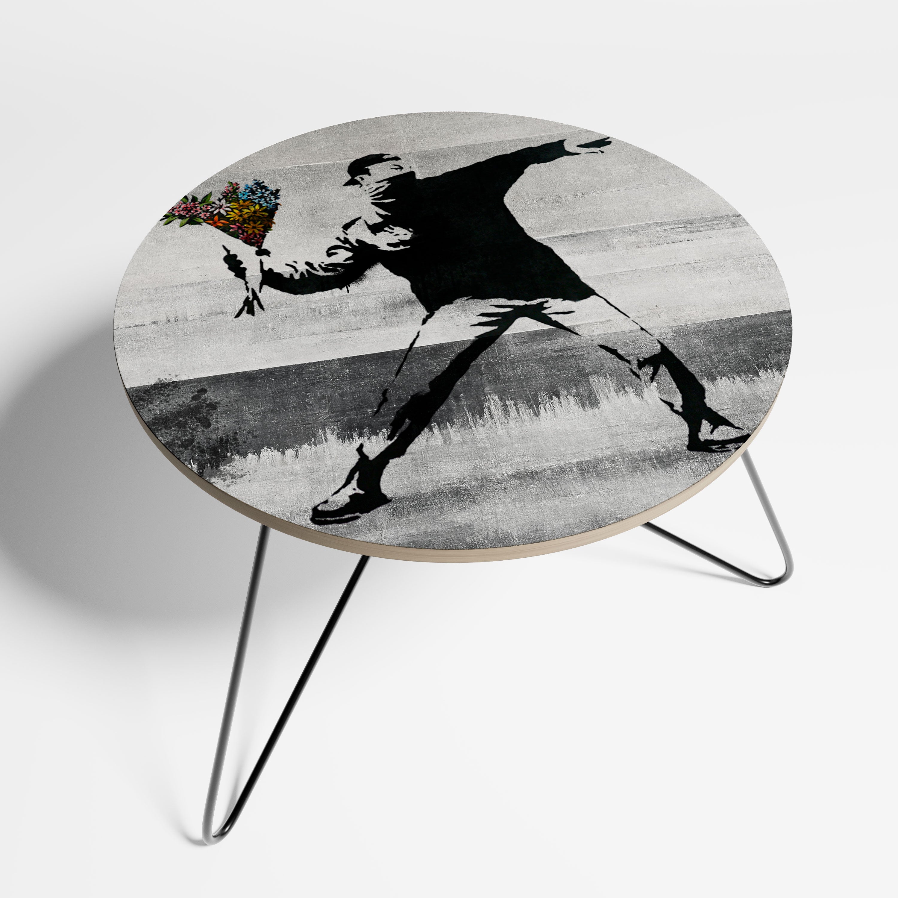 FLOWER BOMBER (BANKSY) Litet soffbord