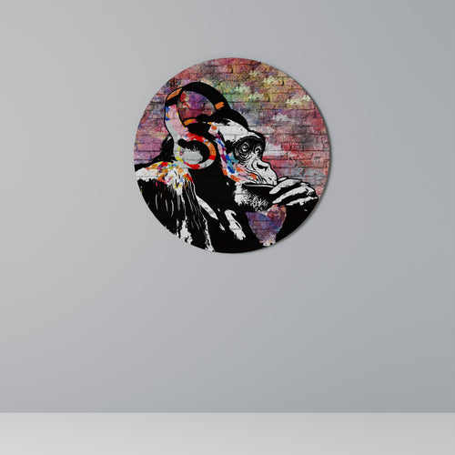 APISH LISTERN Rund Väggkonst