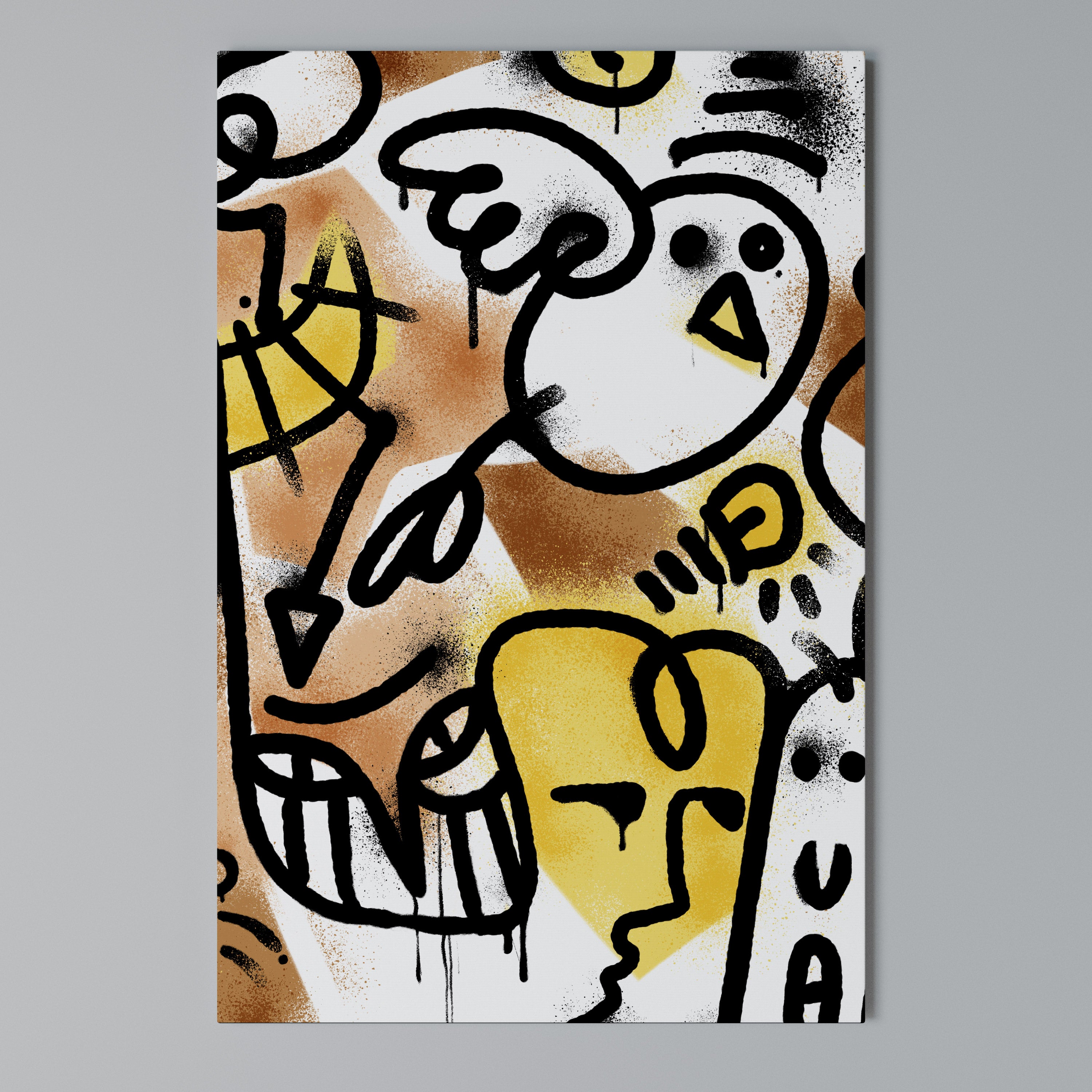 URBAN CANVAS Vertical Canvas Print
