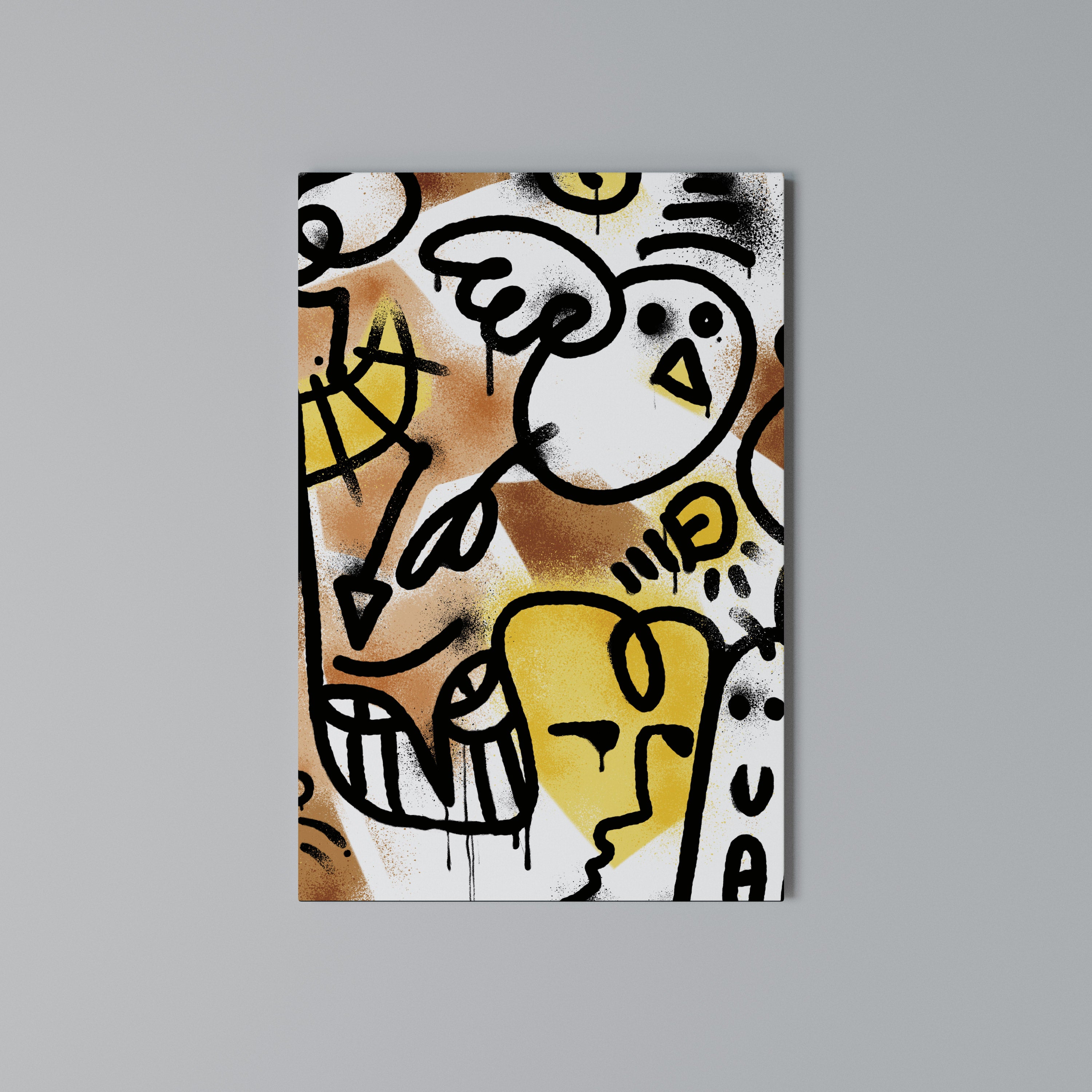 URBAN CANVAS Vertical Canvas Print