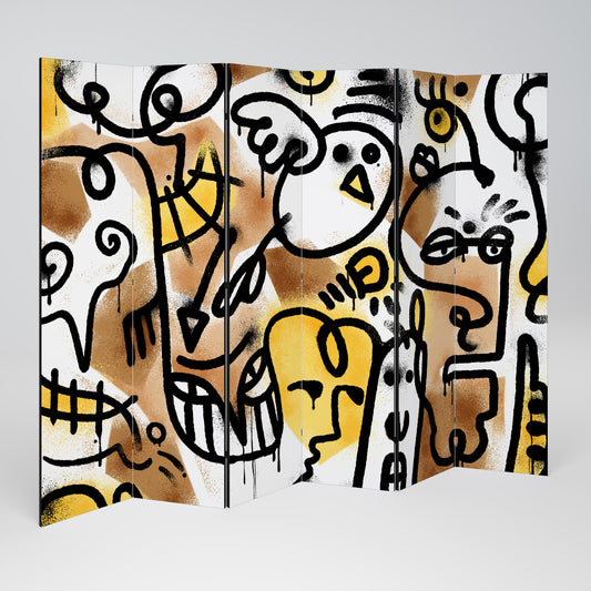 URBAN CANVAS Rumsavdelare 6 paneler