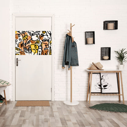 URBAN CANVAS Horisontell Poster med självhäftande mönster