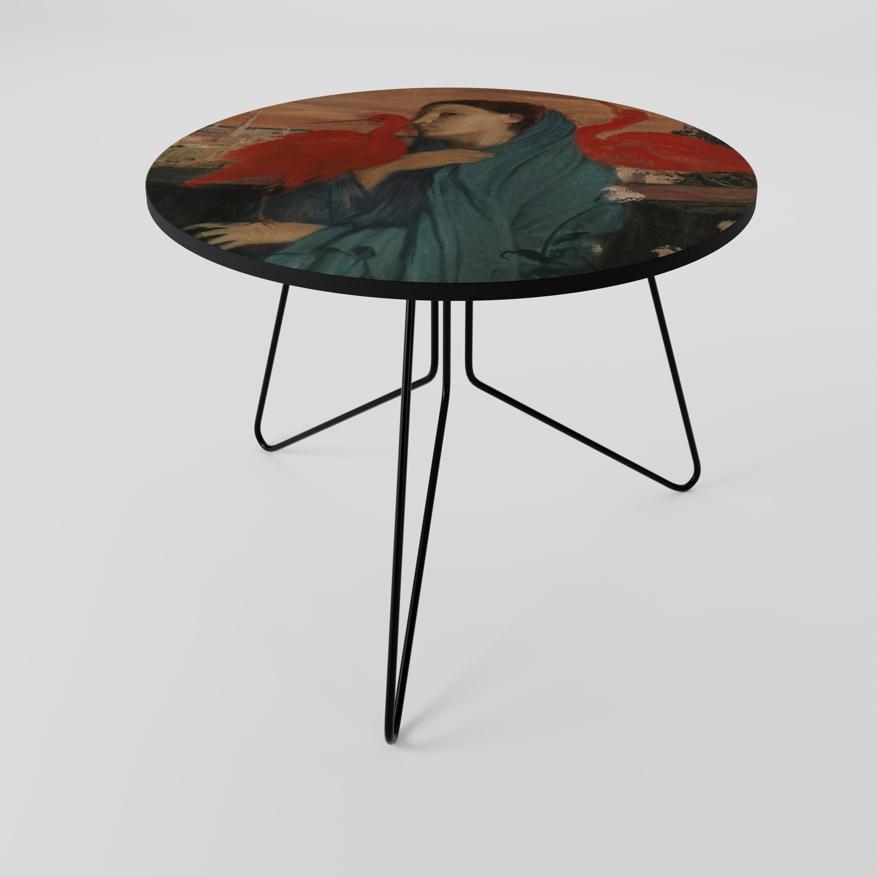 YOUNG WOMAN WITH IBIS Coffee Table