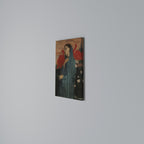 YOUNG WOMAN WITH IBIS Vertical Canvas Print