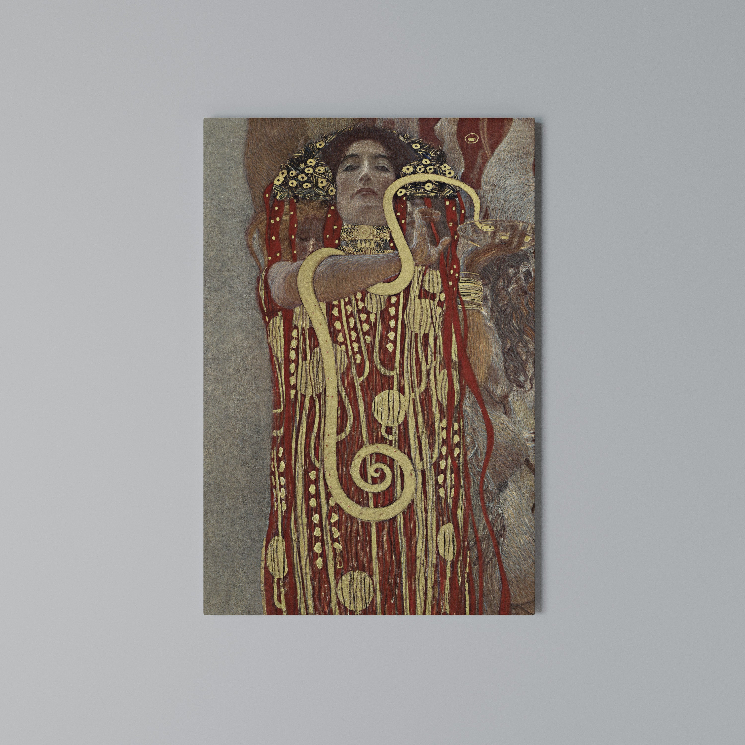 HYGIEIA BY KLIMT Vertical Canvas Print