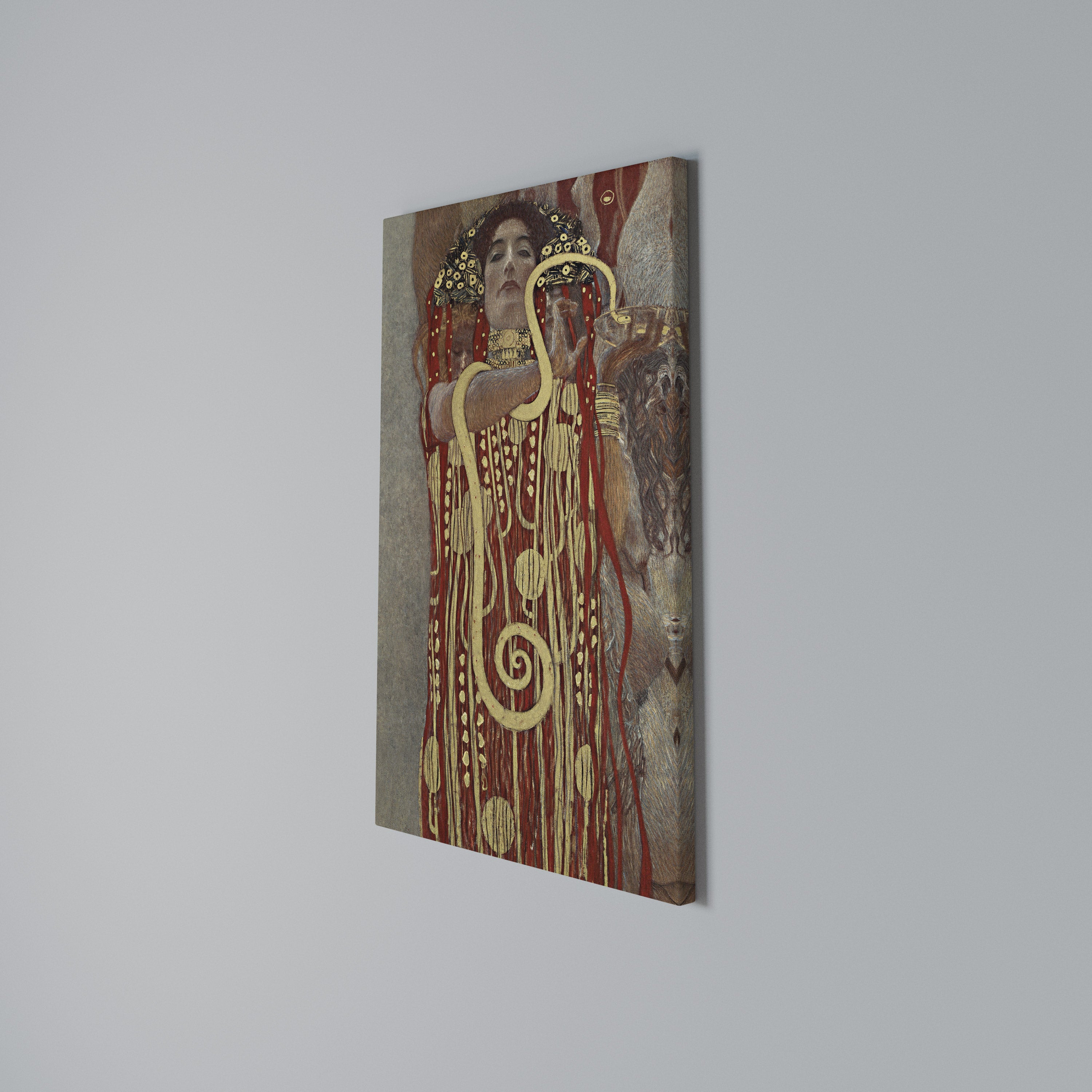 HYGIEIA BY KLIMT Vertical Canvas Print