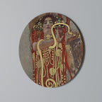 HYGIEIA BY KLIMT Round Wall Art