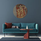 HYGIEIA BY KLIMT Round Wall Art