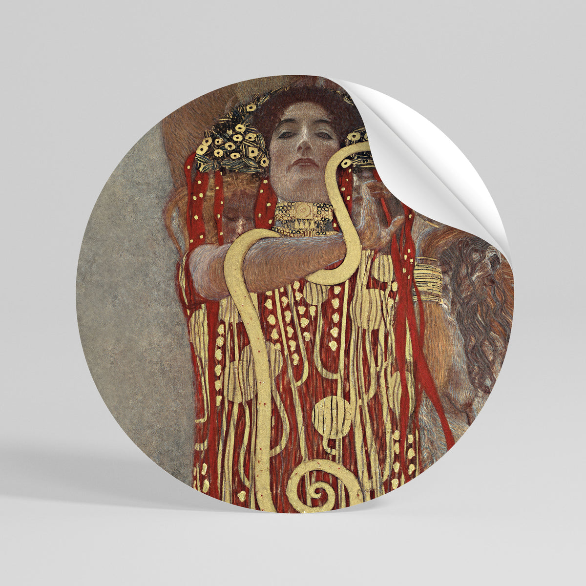 HYGIEIA BY KLIMT Rund väggdekal