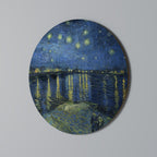 STARRY NIGHT OVER THE RHONE Round Wall Art