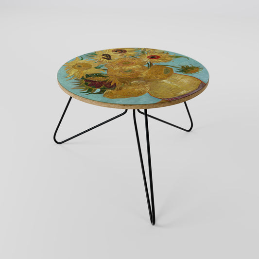 VASE WITH TWELVE SUNFLOWERS Coffee Table 60