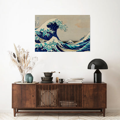 THE GREAT WAVE Horizontal Canvas Print