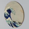 THE GREAT WAVE Rund väggdekor