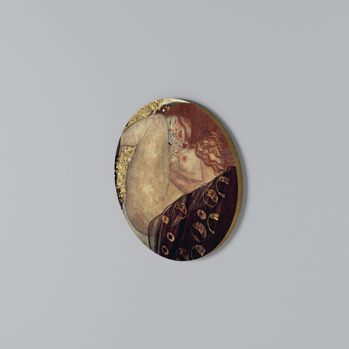 DANAE BY KLIMT Rund väggdekor