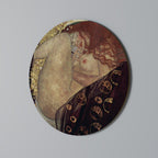 DANAE BY KLIMT Round Wall Art