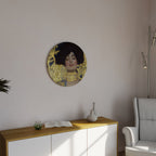 JUDITH WITHOUT HOLOFERNES Round Wall Art