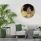 JUDITH WITHOUT HOLOFERNES Round Wall Art