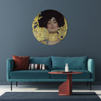 JUDITH WITHOUT HOLOFERNES Round Wall Art
