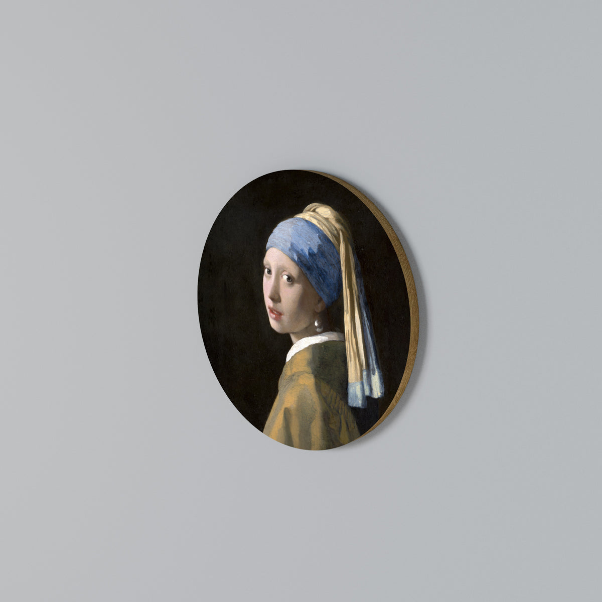 GIRL WITH A PEARL EARING Rund väggdekor