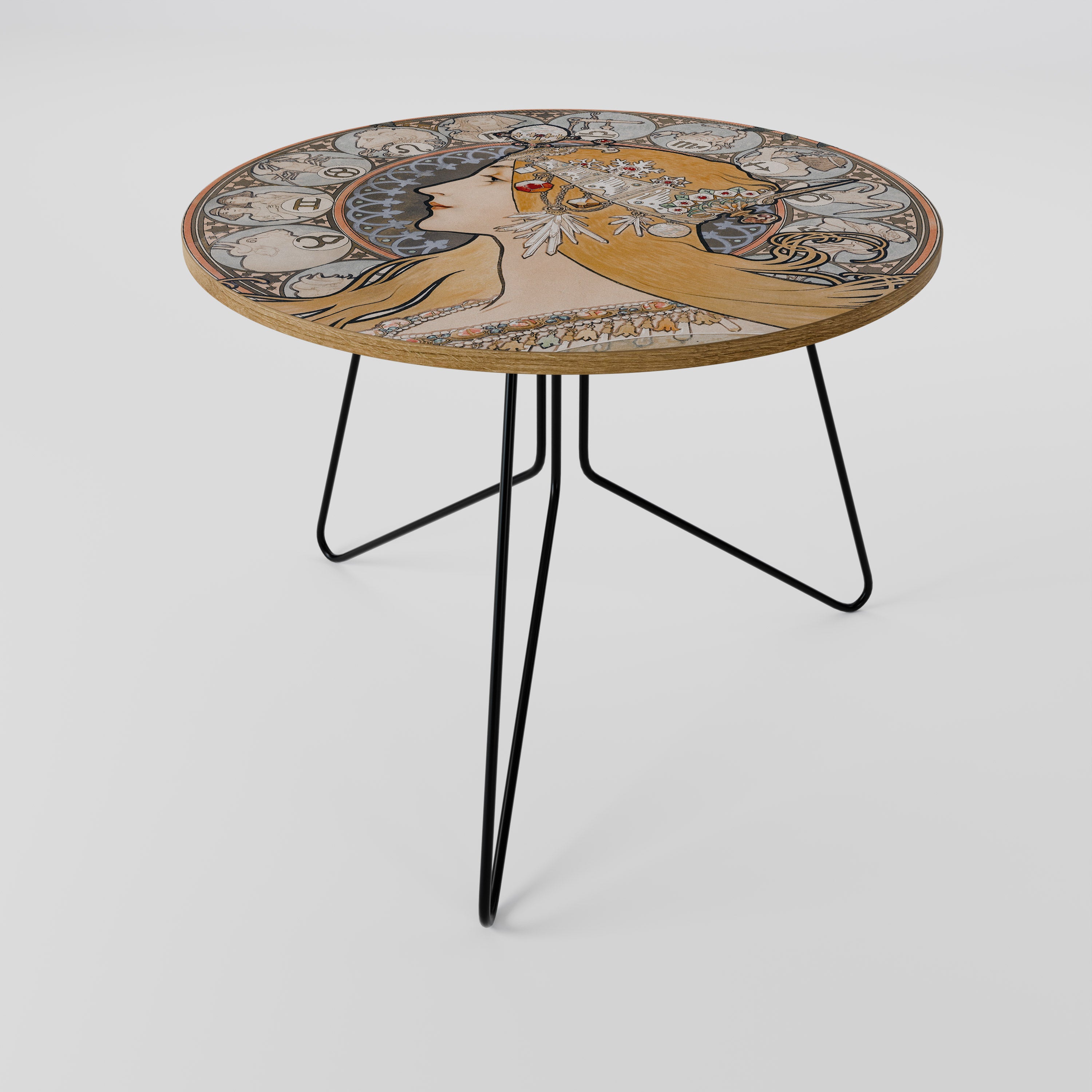 ZODIAQUE OR LA PLUME Coffee Table