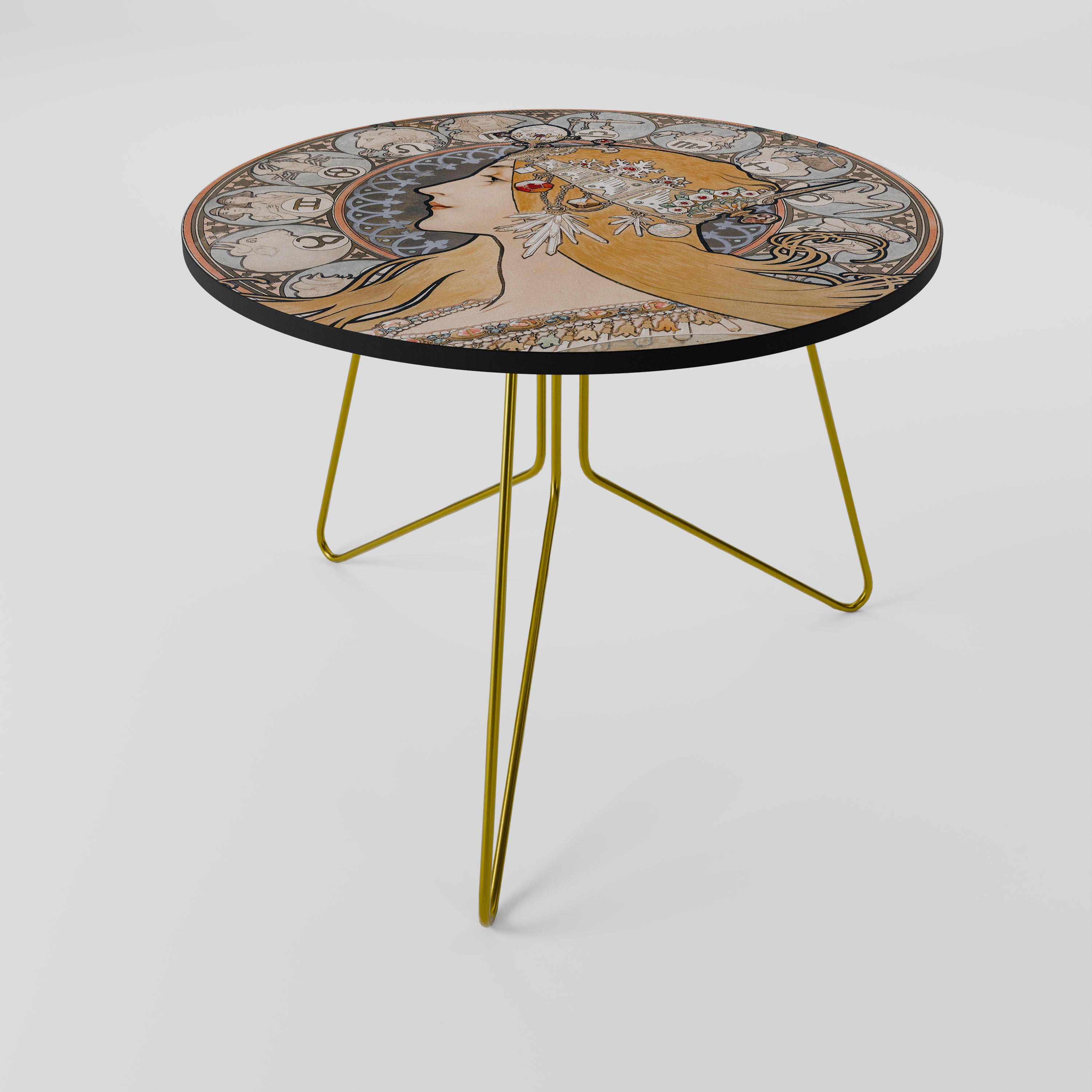 ZODIAQUE OR LA PLUME Coffee Table