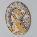 ZODIAQUE OR LA PLUME Round Wall Art