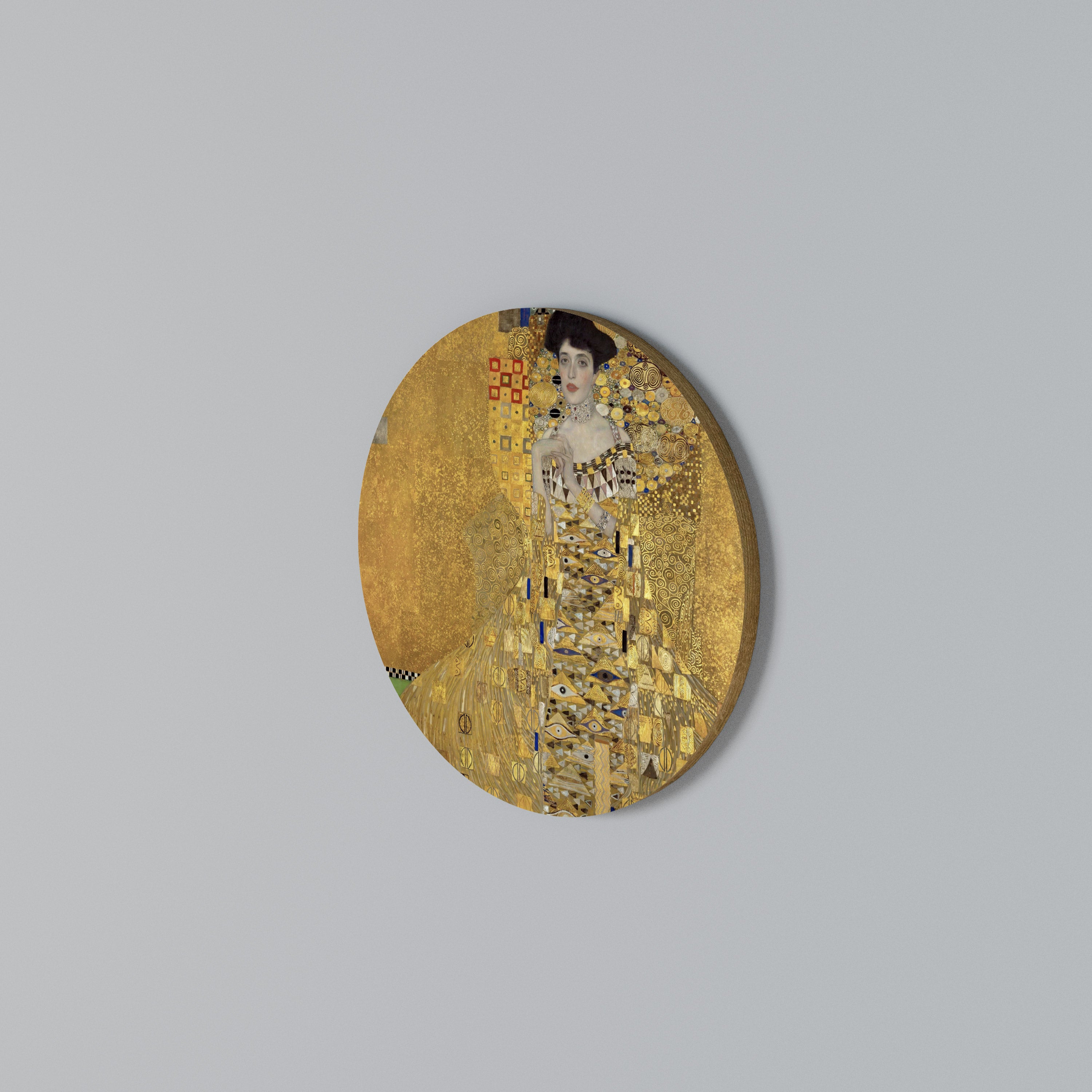 PORTRAIT OF ADELE Rund väggdekor