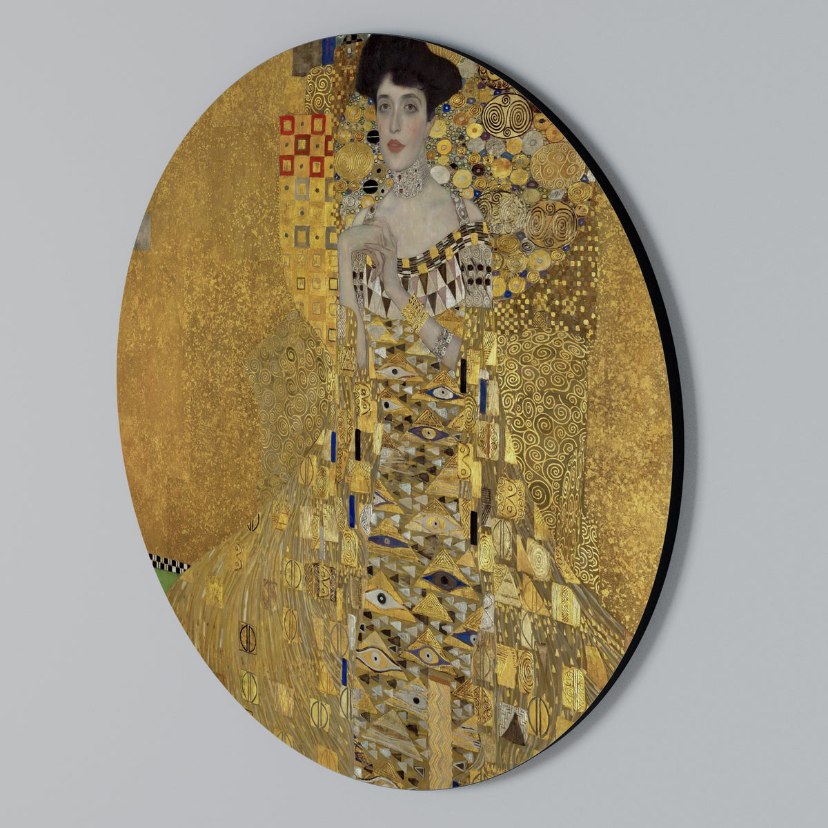 PORTRAIT OF ADELE Rund väggdekor
